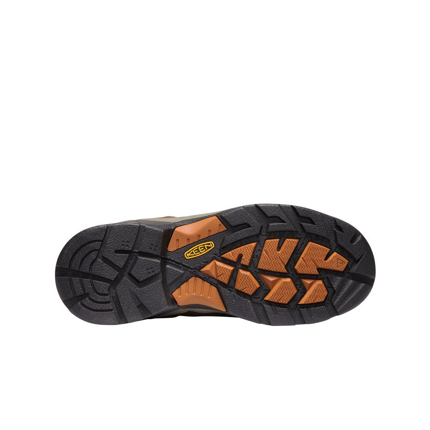 Keen Men's Detroit XT Waterproof Boot (Soft Toe) | Black Olive/Leather Brown