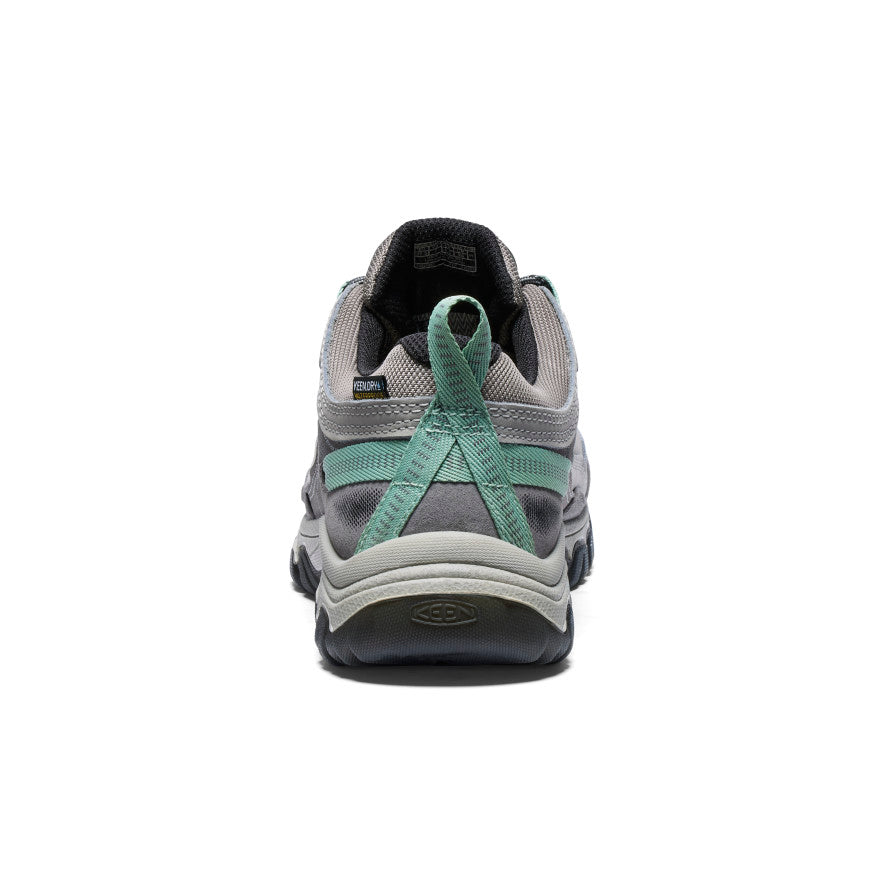 Keen Women's Targhee IV Waterproof Hiking Shoe | Alloy/Granite Green