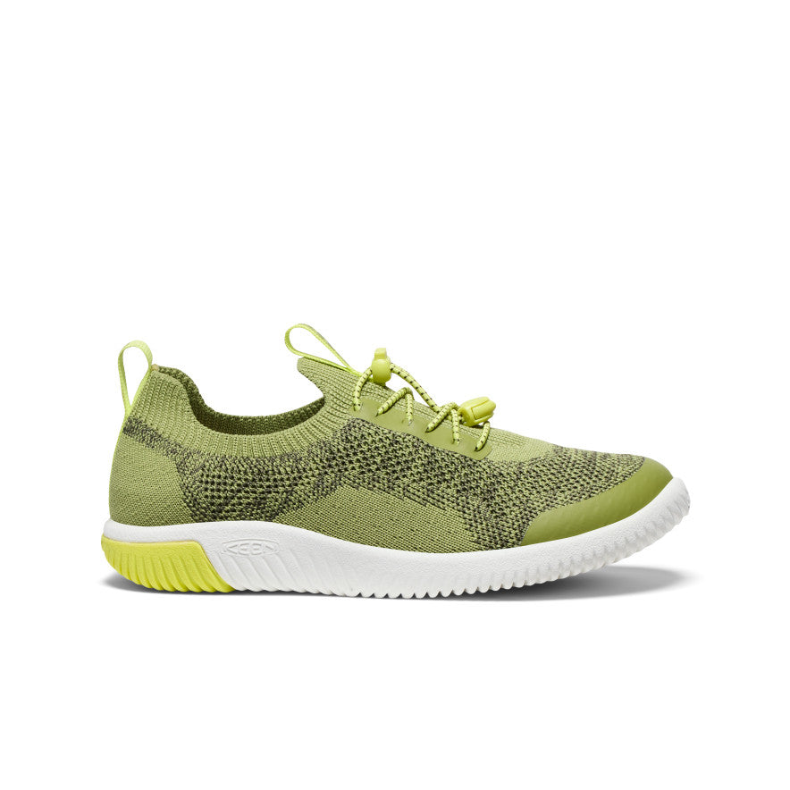 Keen Big Kids' KNX Knit Sneaker | Iguana/Evening Primrose
