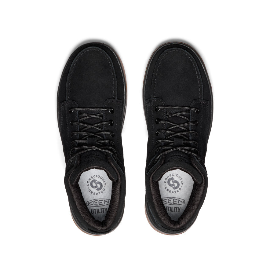 Keen Men's Gibson Boot (Soft Toe) | Black/Gum