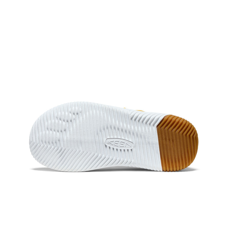 Keen Big Kids' KNX Leather Sneaker | Daffodil/Star White