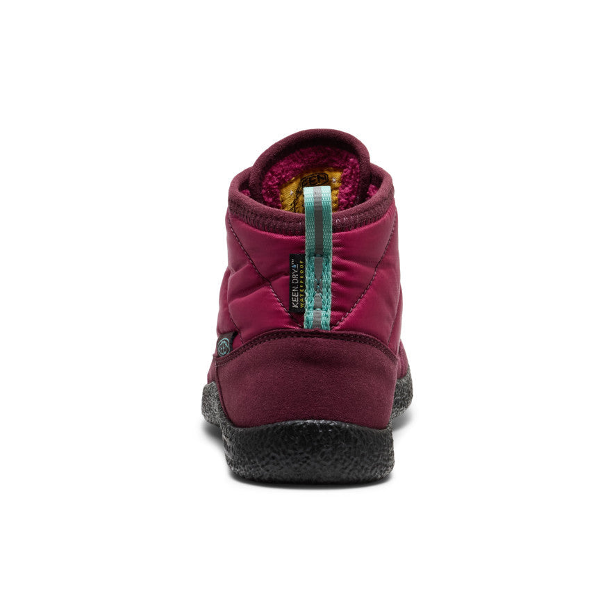 Keen Big Kids' Howser II Waterproof Chukka | Beaujolais/Pool Blue