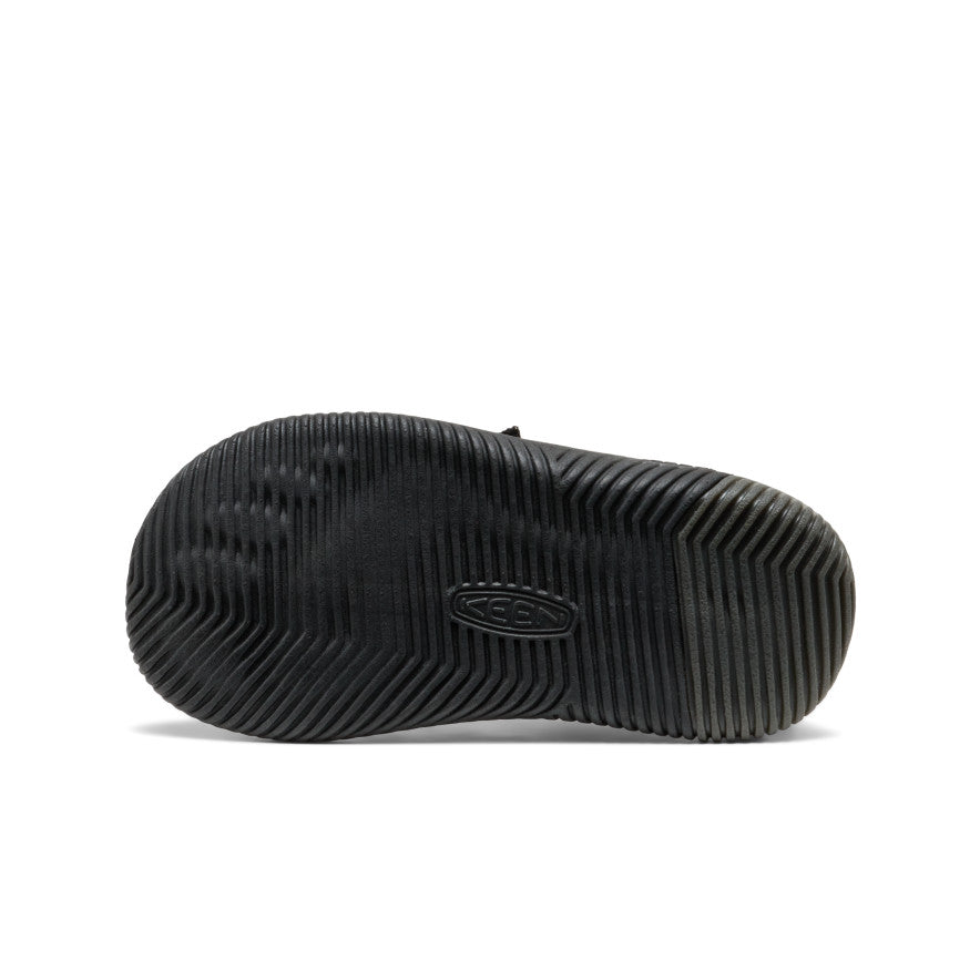 Keen Little Kids' KNX Leather Sneaker | Triple Black