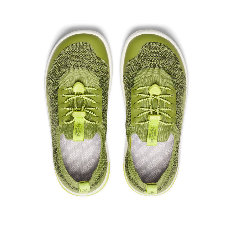 Keen Big Kids' KNX Knit Sneaker | Iguana/Evening Primrose