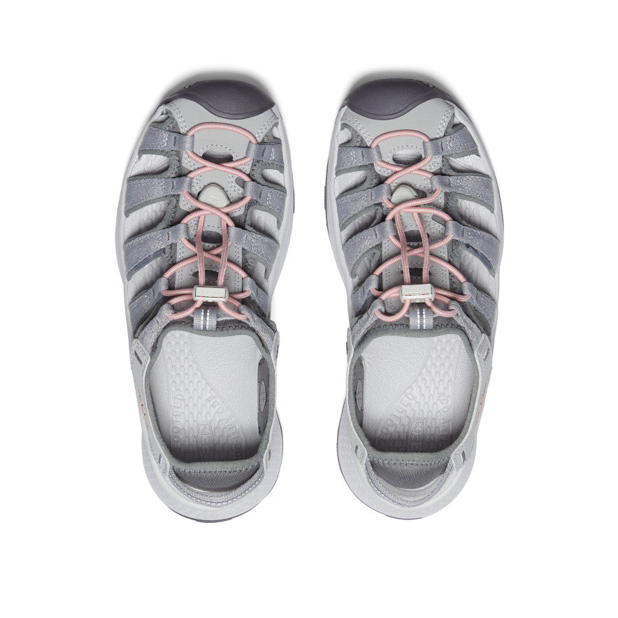 Keen Women's Astoria West Sandal | Grey/Coral