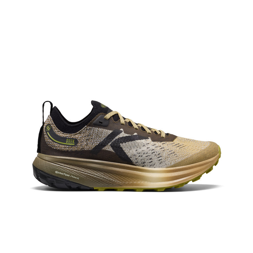 Keen Men's Seek Trail Running Shoe | Dark Olive/Khaki