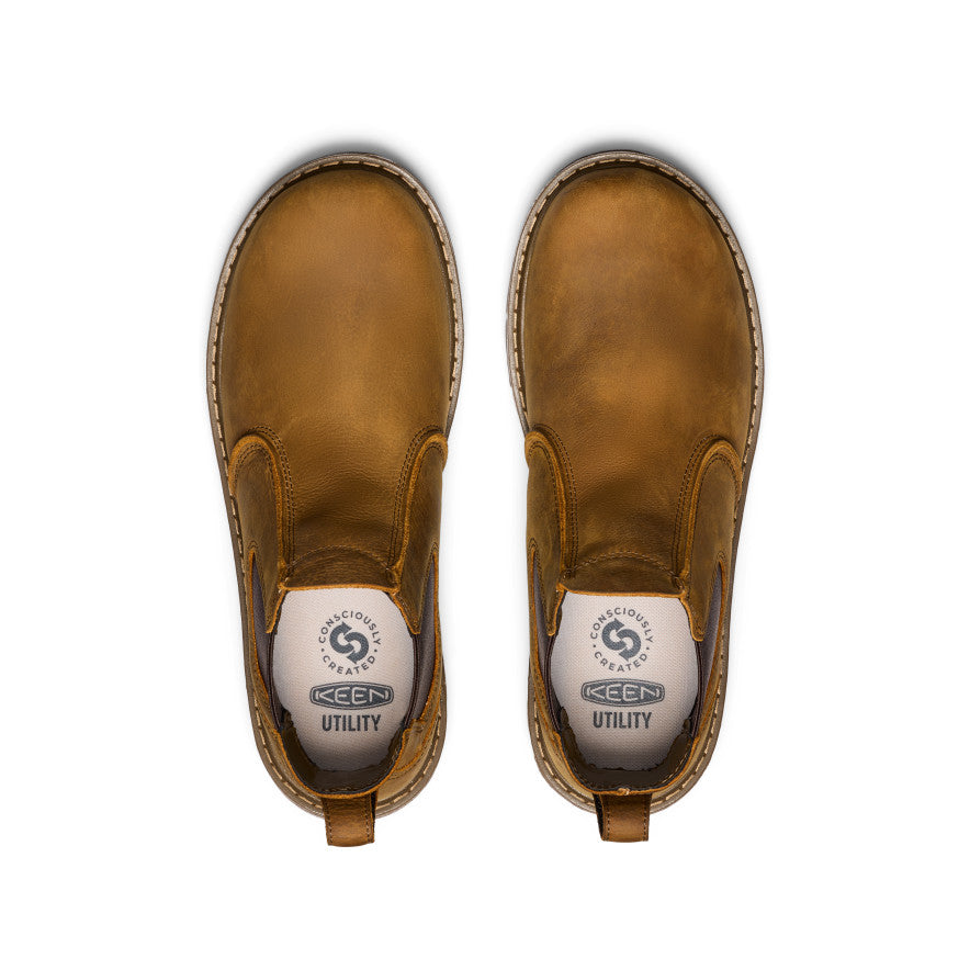 Keen Men's San Jose Chelsea 90° Heel Boot (Soft Toe) | Belgian/Gum