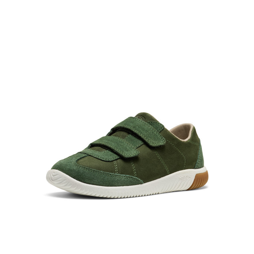 Keen Big Kids' KNX T-Toe Sneaker | Bronze Green/Star White