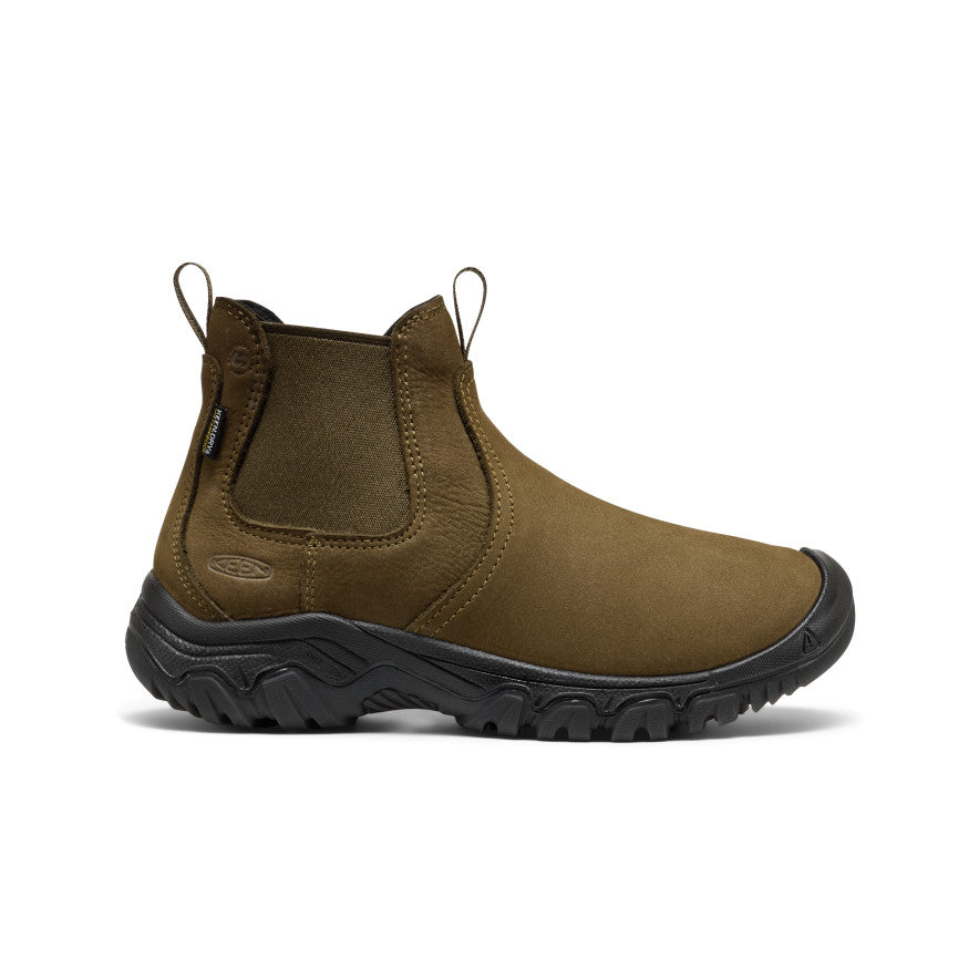 Keen Women's Greta II Waterproof Chelsea | Dark Olive/Black