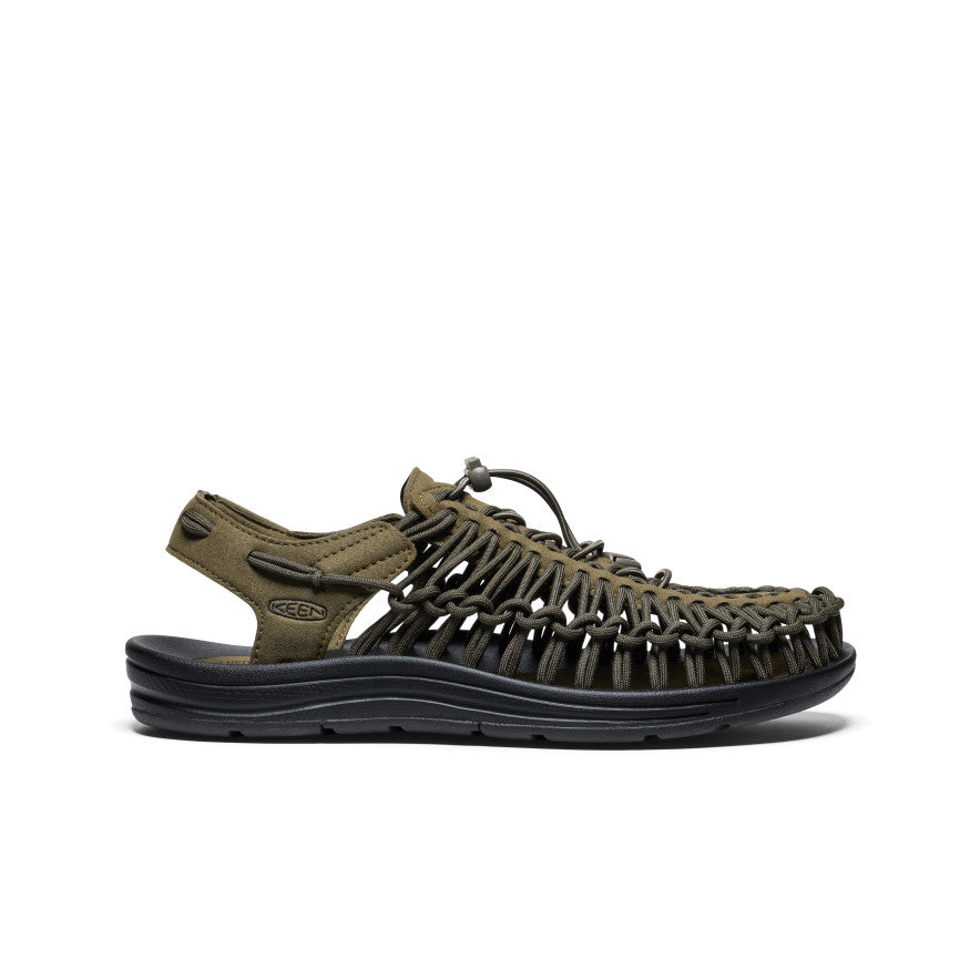 Keen Men's UNEEK Sneaker | Dark Olive/Black