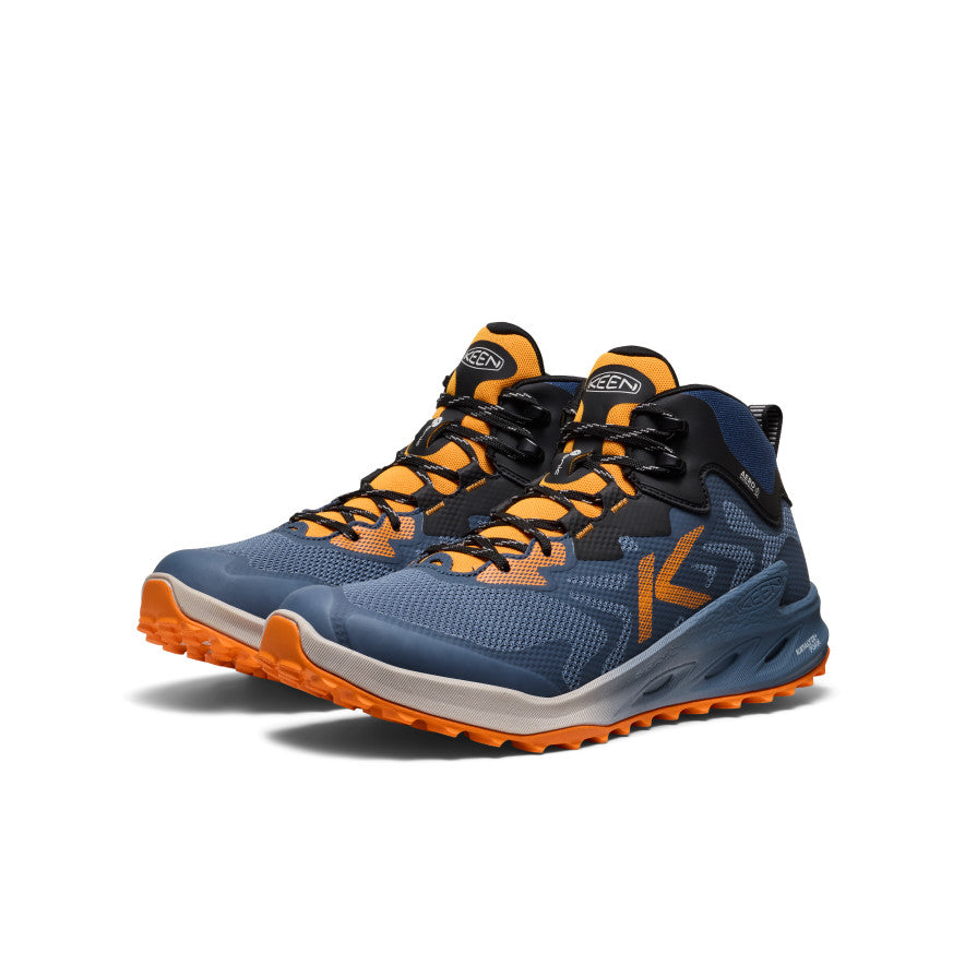 Keen Men's Zionic NXT Waterproof Hiking Boot | Naval Academy/Bright Marigold