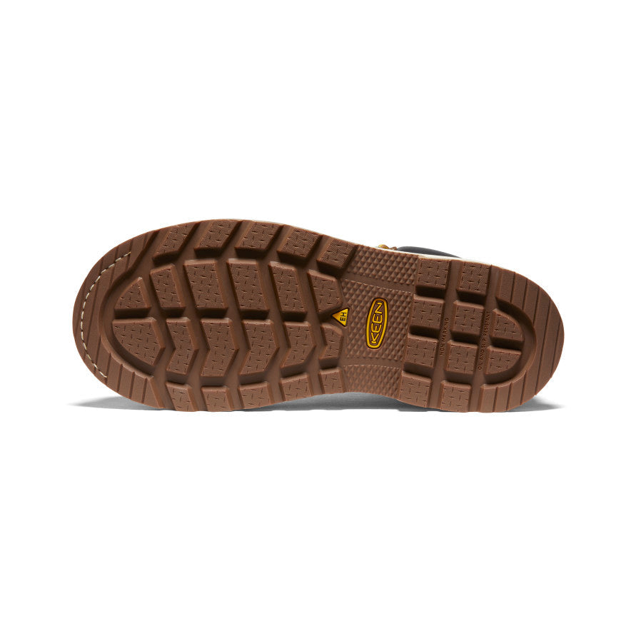 Keen Men's Cincinnati 6" Waterproof 90° Heel Boot (Carbon Toe) | Belgian/Sandshell