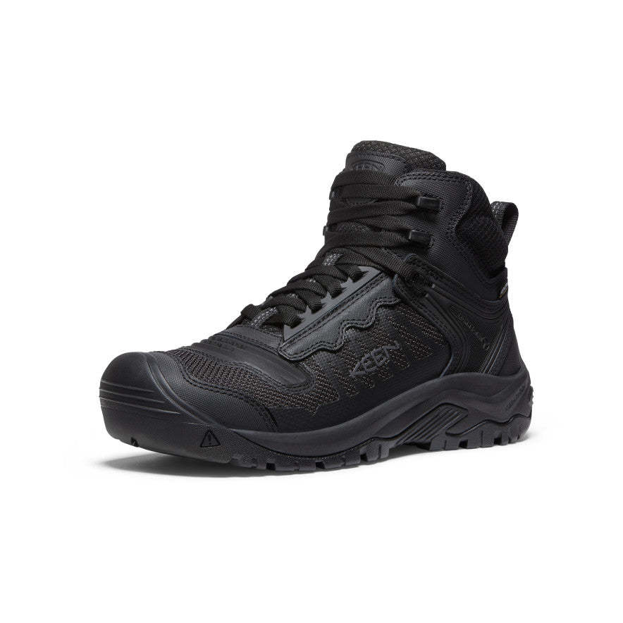 Keen Men's Reno Waterproof Mid (Soft Toe) | Black/Black