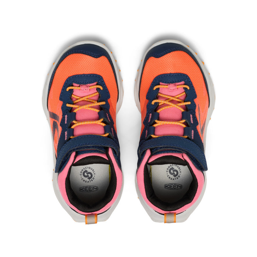 Keen Little Kids' Zionic Waterproof Hiker | Naval Academy/Nasturtium