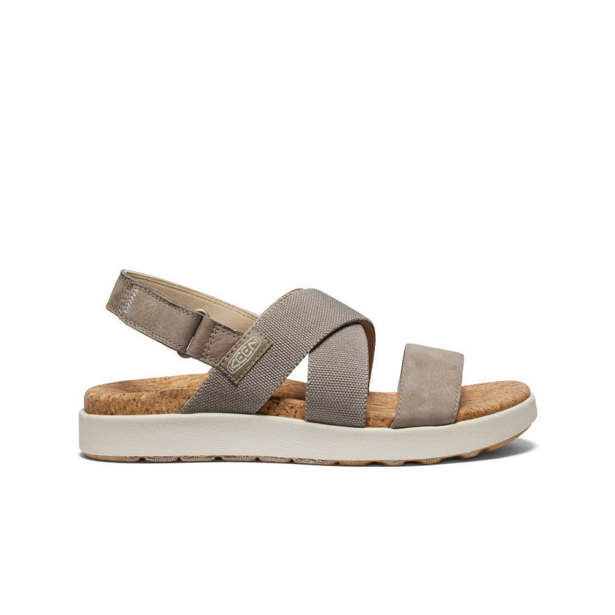 Keen Women's Elle Criss Cross Sandal | Brindle/Birch
