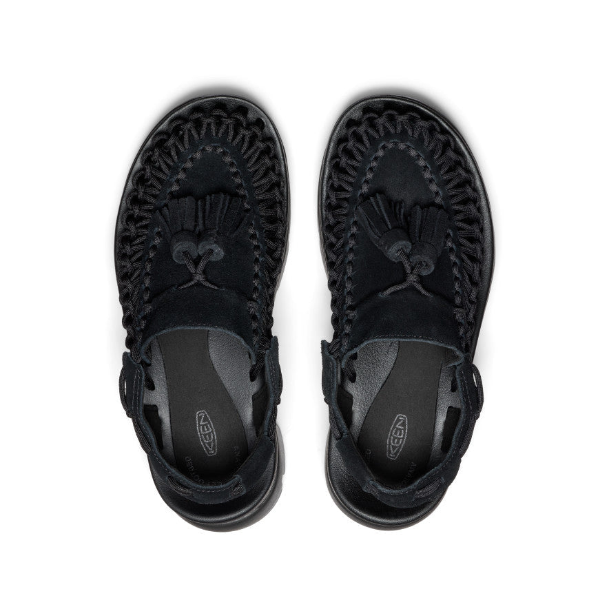Keen All Gender UNEEK PLT Tassel Sneaker | Black/Black