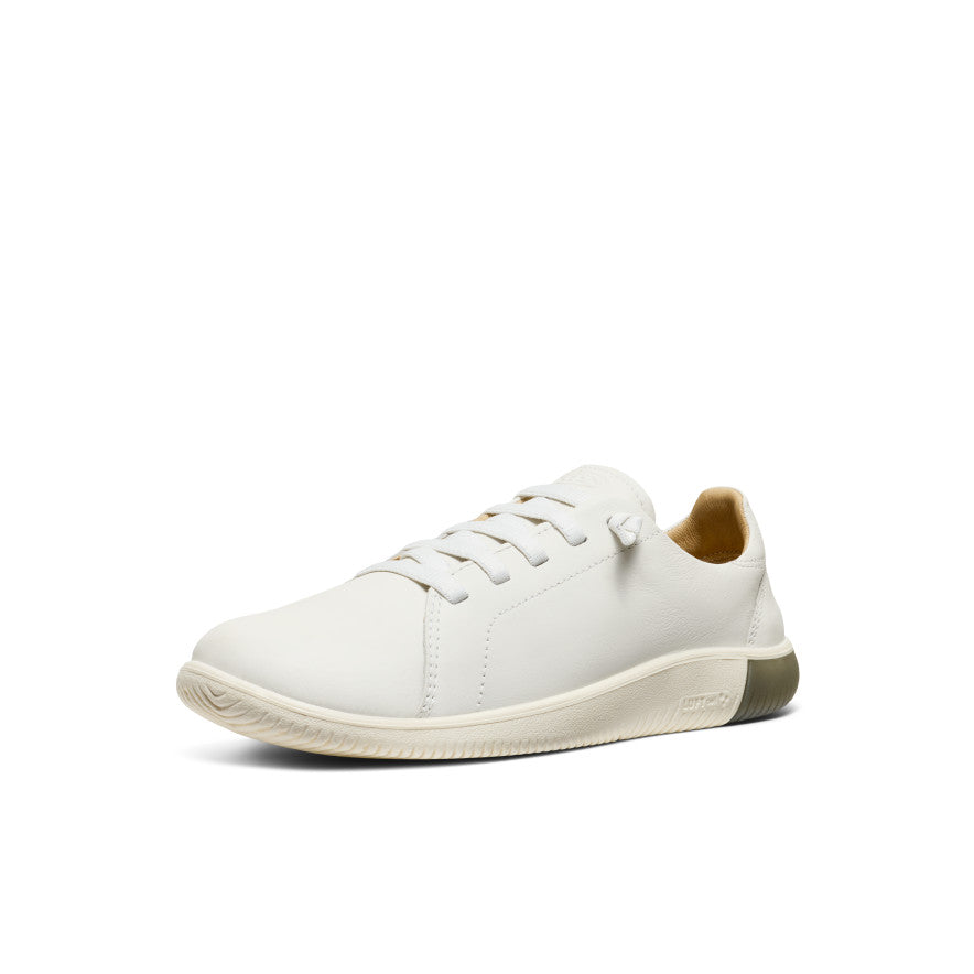 Keen Men's KNX Leather Sneaker | Star White/Star White