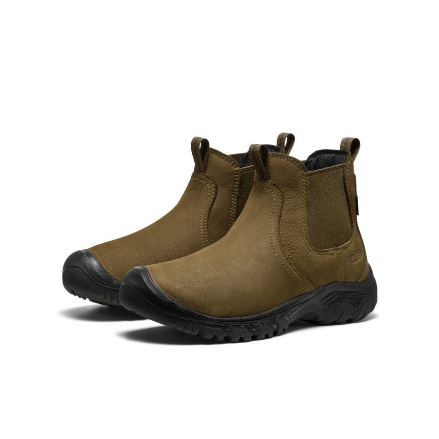 Keen Women's Greta II Waterproof Chelsea | Dark Olive/Black