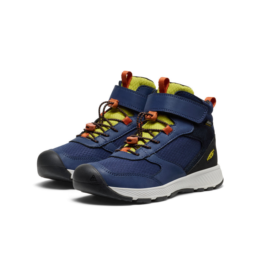 Keen Big Kids' Skua Waterproof Boot | Naval Academy/Rogue Green