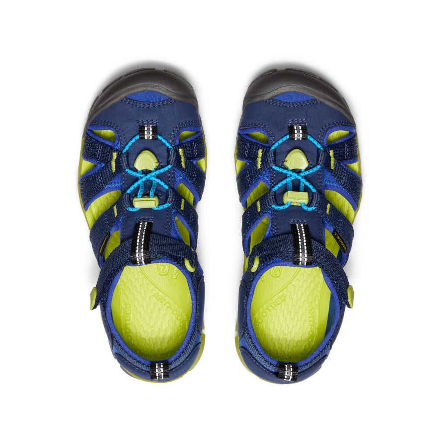 Keen Big Kids' Seacamp II CNX | Naval Academy/Chartreuse