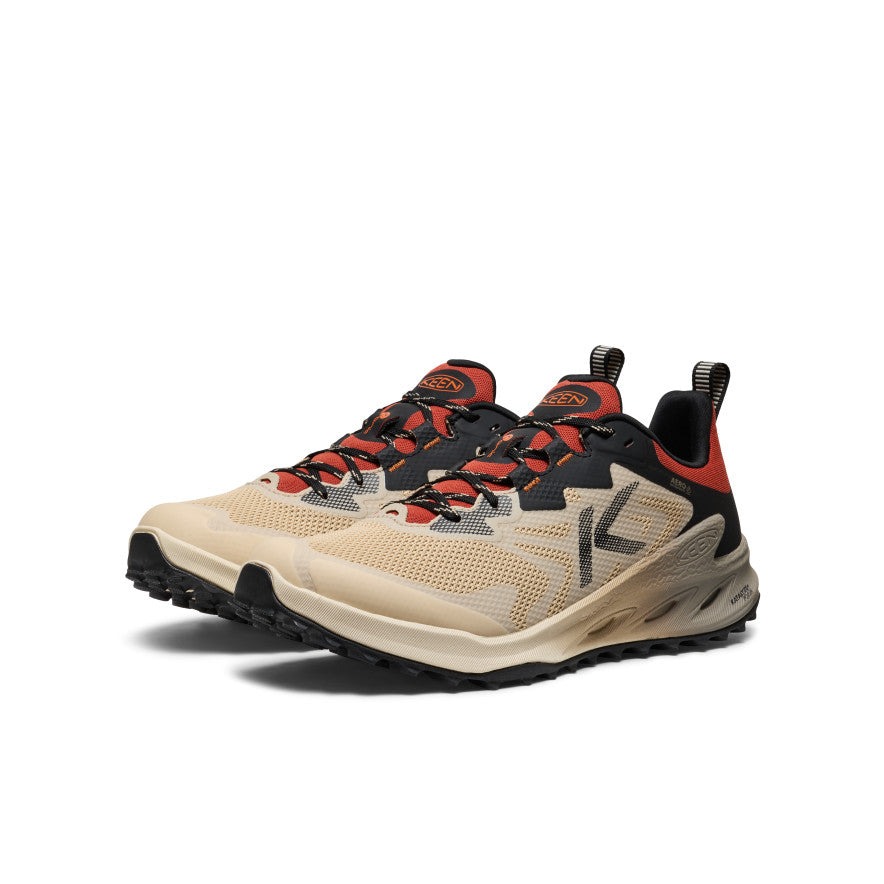 Keen Men's Zionic NXT Waterproof Hiking Shoe | Safari/Red Ochre
