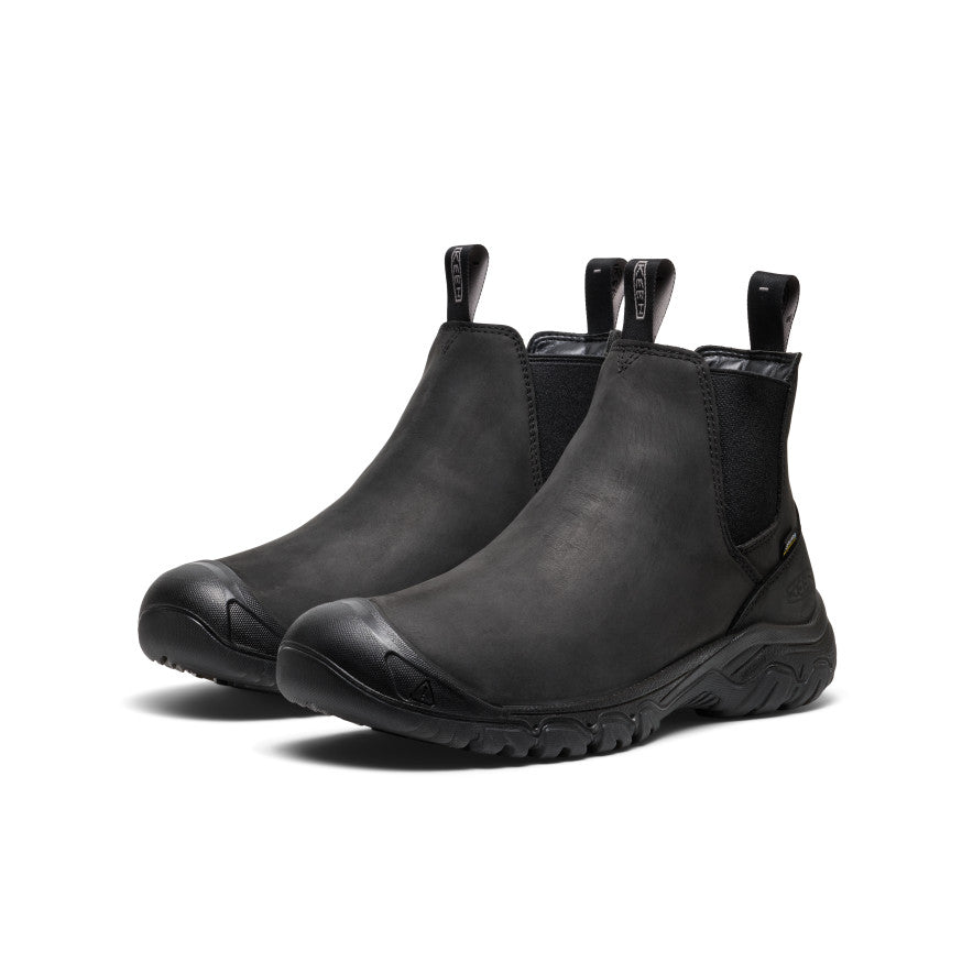 Keen Men's Anchorage IV Waterproof Boot | Black/Black