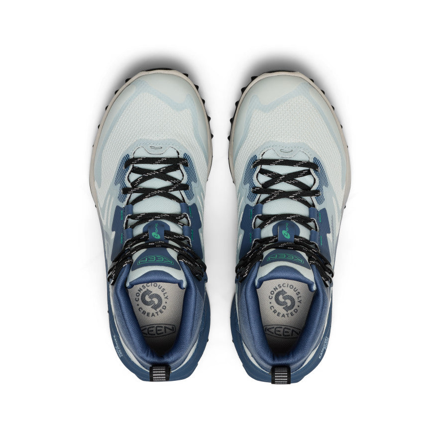 Keen Women's Zionic NXT Waterproof Hiking Boot | Ballad Blue/Winter Green