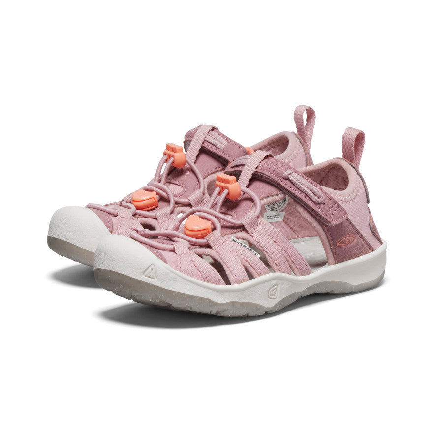 Keen Little Kids' Moxie Sandal | Nostalgia Rose/Papaya Punch