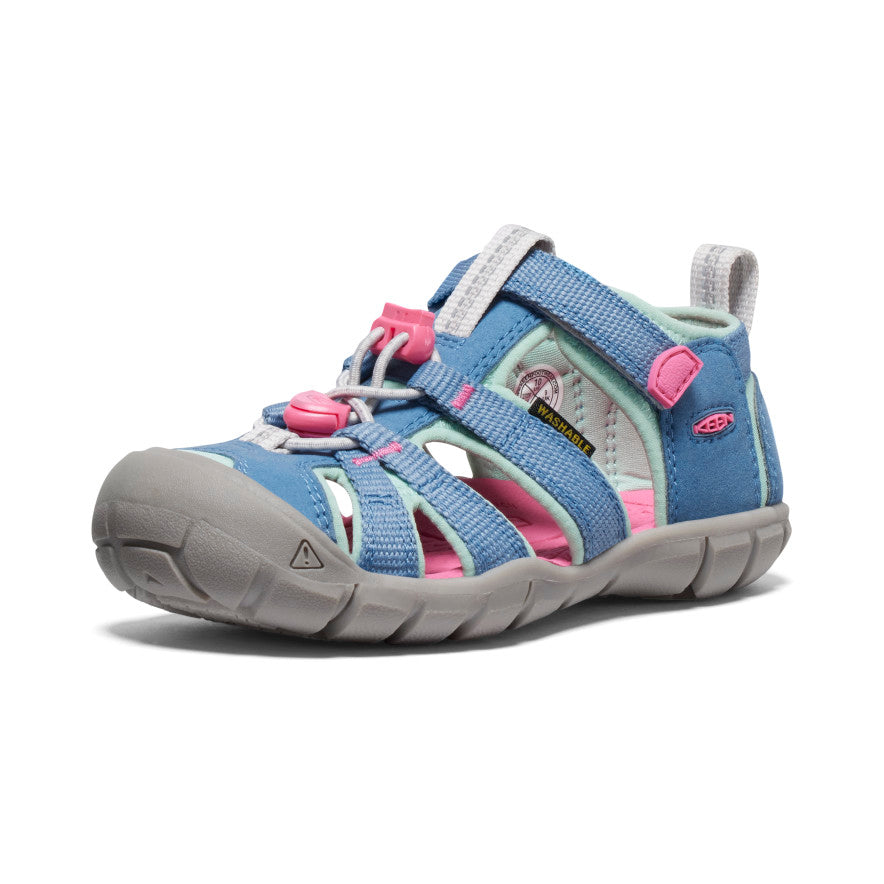 Keen Little Kids' Seacamp II CNX | Coronet Blue/Hot Pink