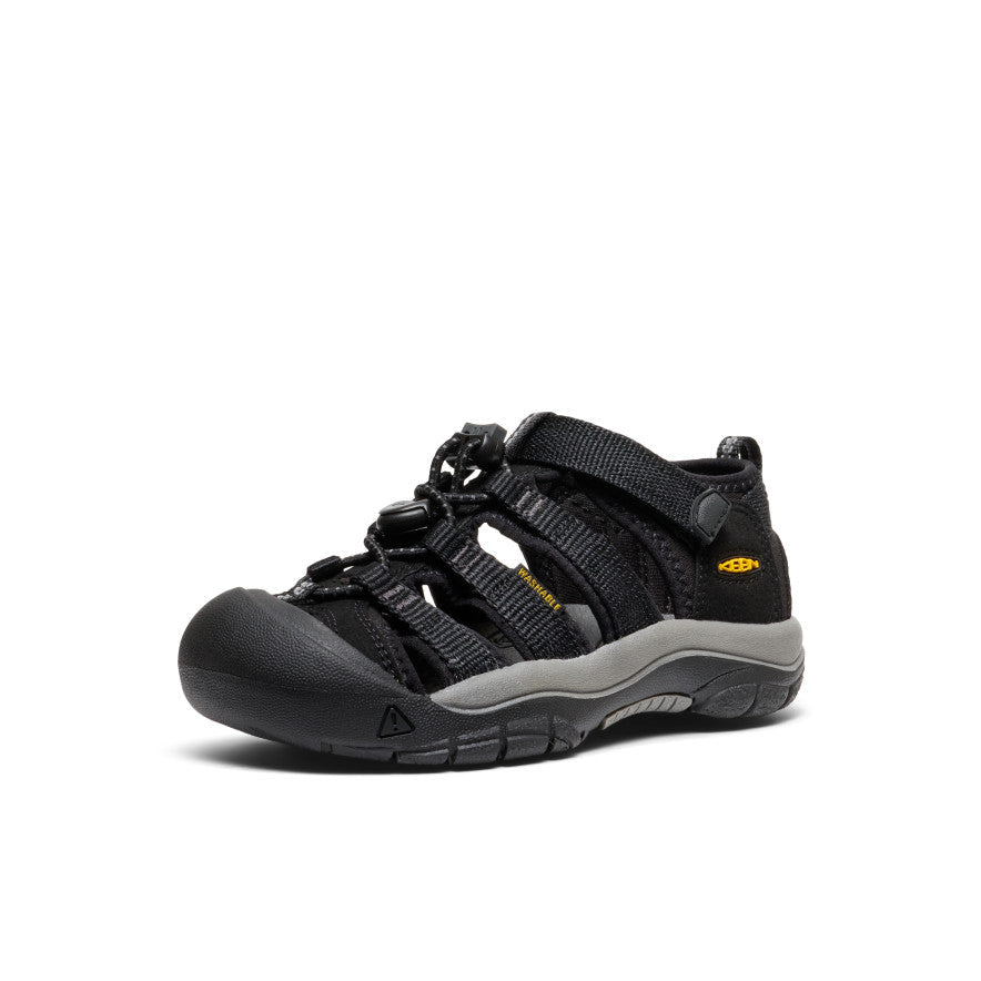  Little Kids' Newport H2 | Black/KEEN Yellow