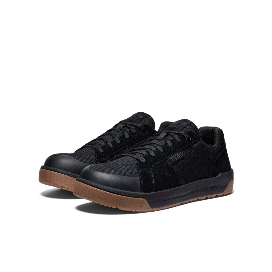 Keen Men's Kenton Work Shoe (Carbon Toe) | Black/Gum