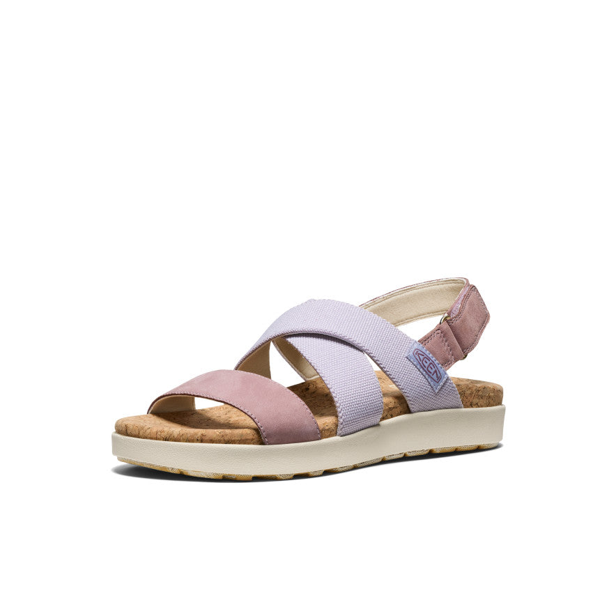 Keen Women's Elle Criss Cross Sandal | Thistle/Toadstool