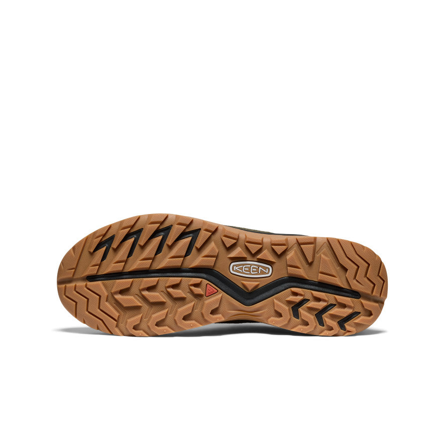Keen Men's Hightrail Waterproof Hiking Shoe | Winter Moss/Gold Flame