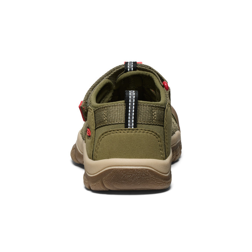 Keen Big Kids' Newport H2 | Martini Olive/Aura Orange