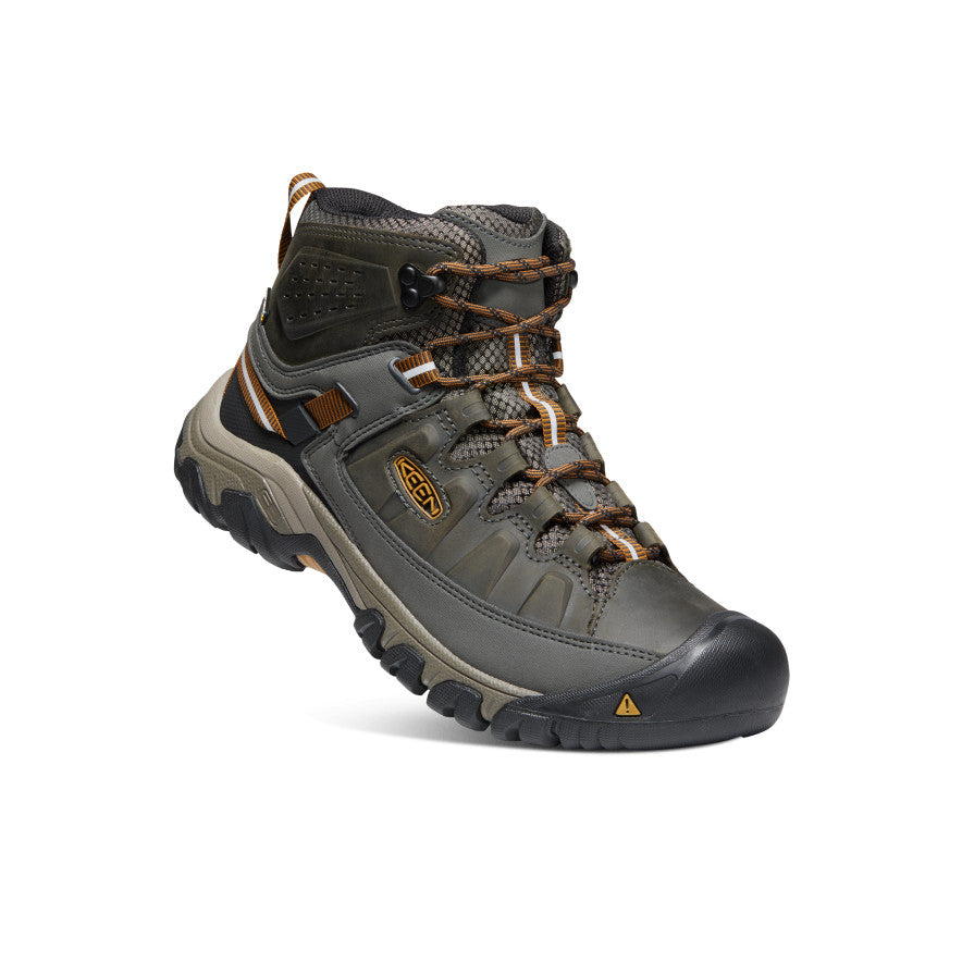 Keen Men's Targhee III Waterproof Mid | Black Olive/Golden Brown