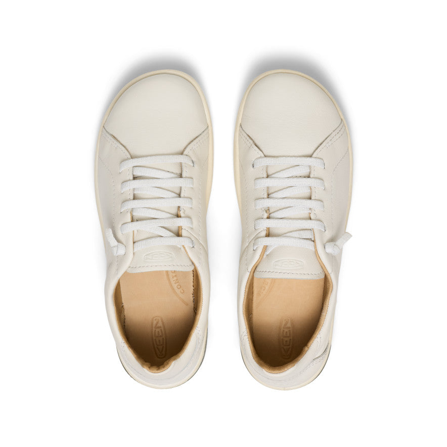 Keen Women's KNX Leather Sneaker | Star White/Star White