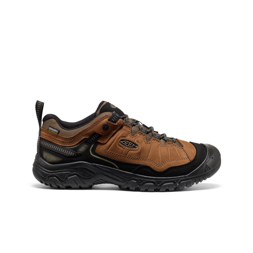 Keen Men's Targhee IV Waterproof Hiking Shoe | Bison/Black
