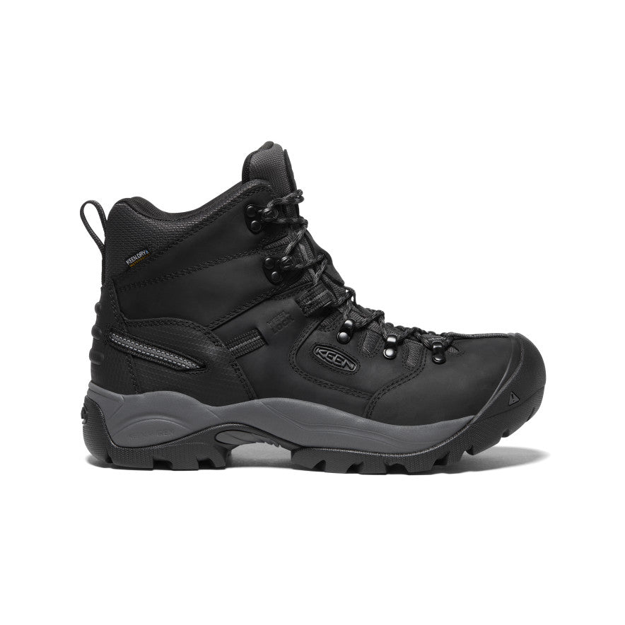 Keen Men's Pittsburgh Energy 6" Waterproof Boot (Carbon Toe) | Black/Forged Iron