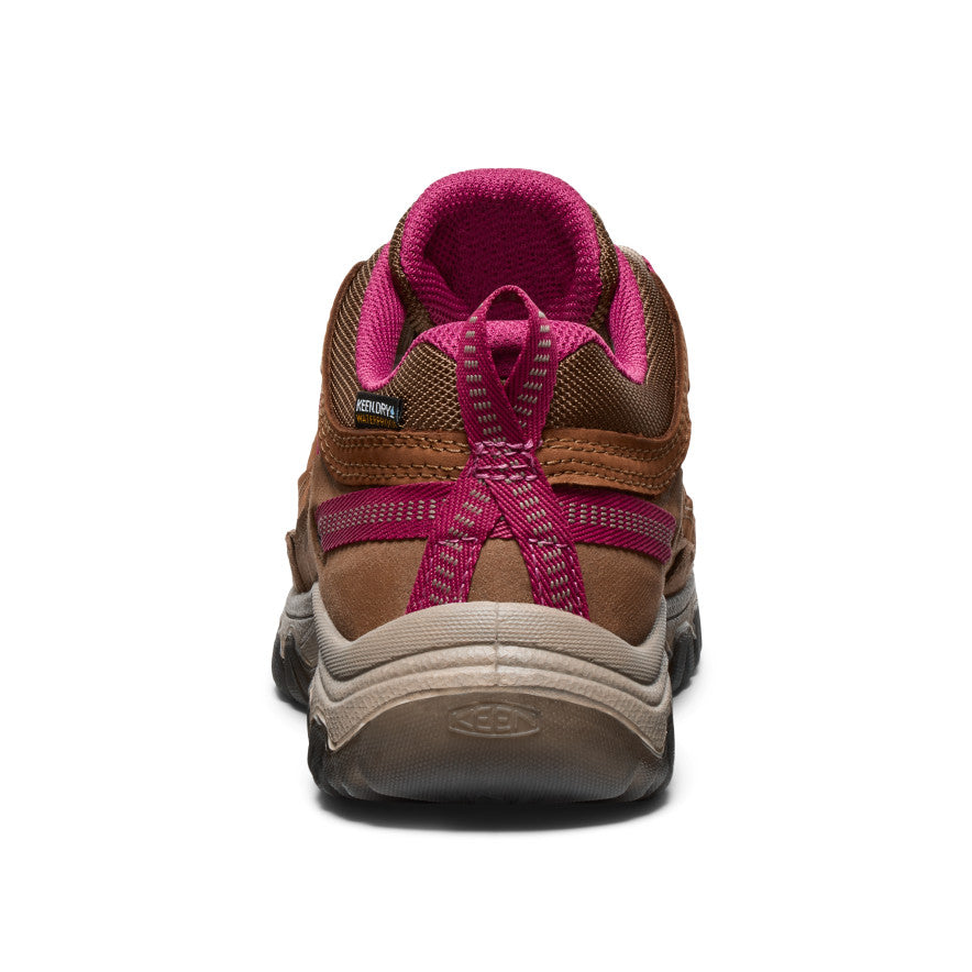 Keen Women's Targhee IV Waterproof Hiking Shoe | Bison/Beaujolais