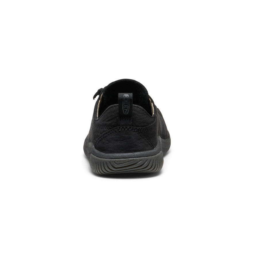 Keen Little Kids' KNX Leather Sneaker | Triple Black
