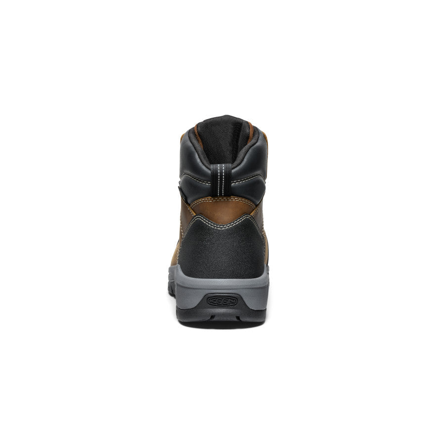 Keen Men's Evanston 6" Waterproof Boot INT MET (Carbon Toe) | Bison/Black