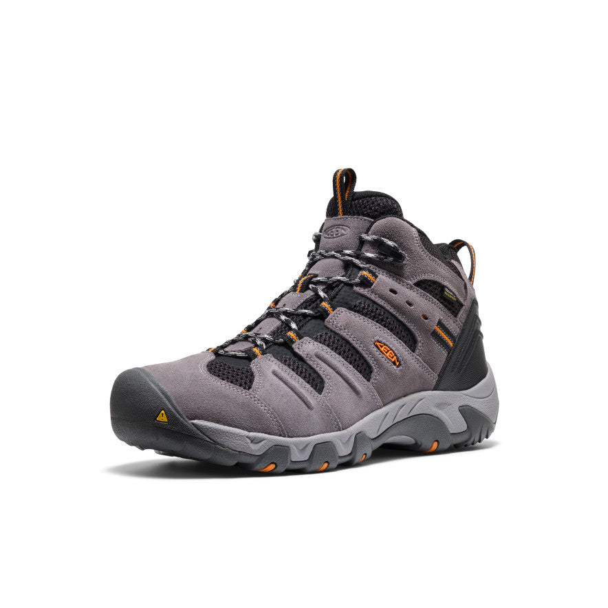 Keen Men's Headout Waterproof Hiking Boot | Magnet/Orange Pepper