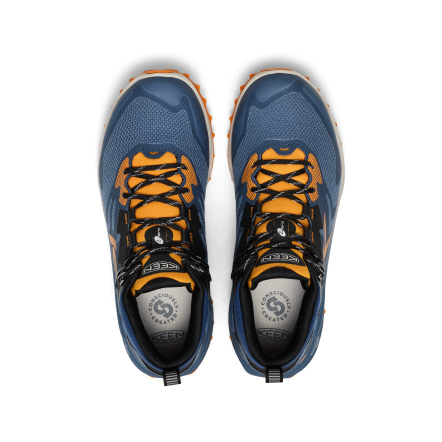 Keen Men's Zionic NXT Waterproof Hiking Boot | Naval Academy/Bright Marigold