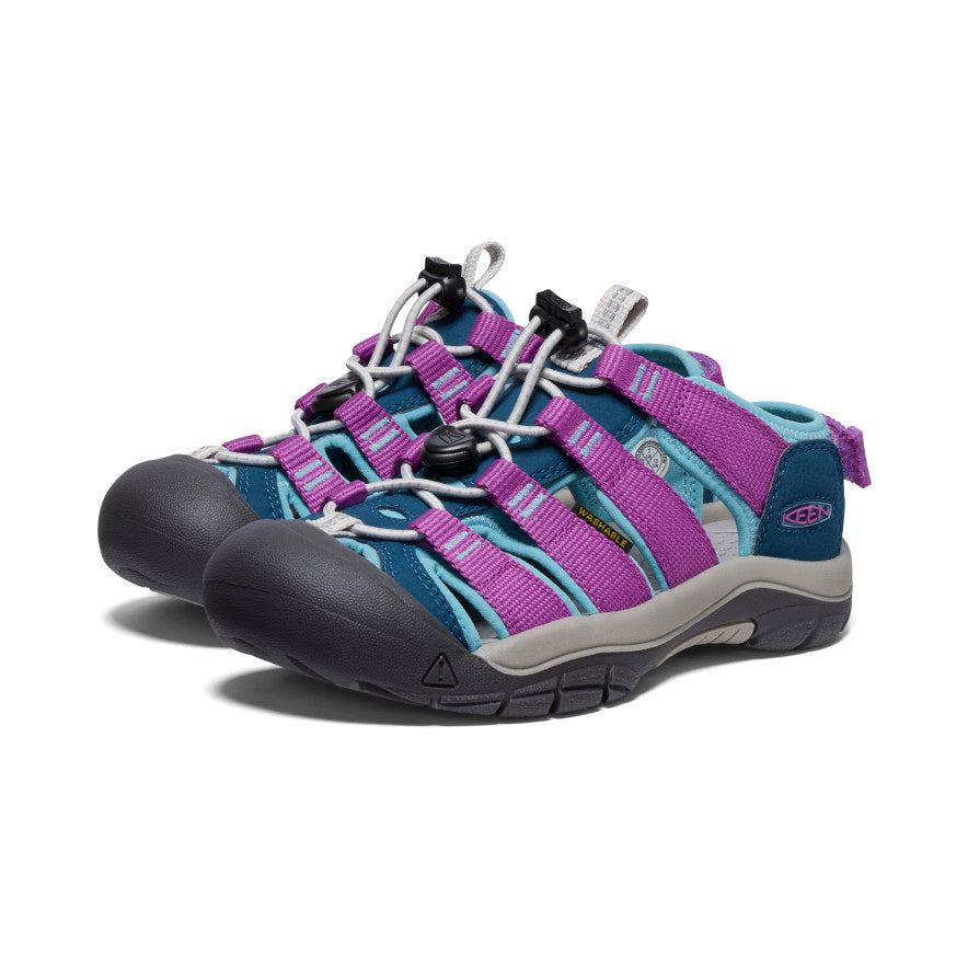 Keen Big Kids' Newport Boundless Sandal | Legion Blue/Willowherb