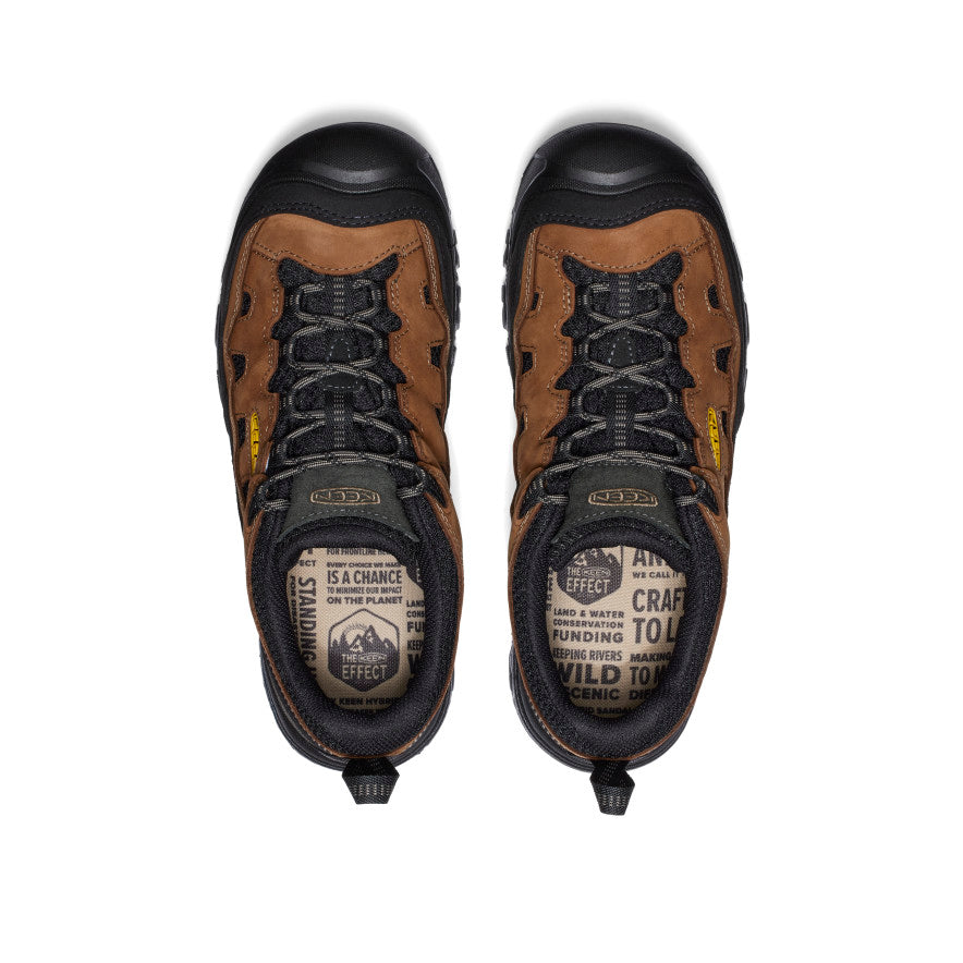 Keen Men's Targhee IV Vented Hiking Shoe | Bison/Golden Yellow