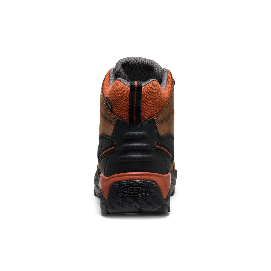 Keen Men's Pittsburgh Energy 6" Waterproof Boot (Soft Toe) | Cascade Brown/Black