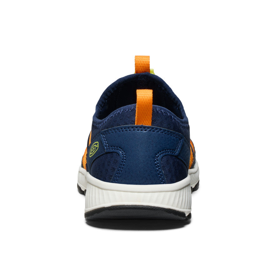 Keen Big Kids' Motozoa Sneaker | Naval Academy/Bright Marigold