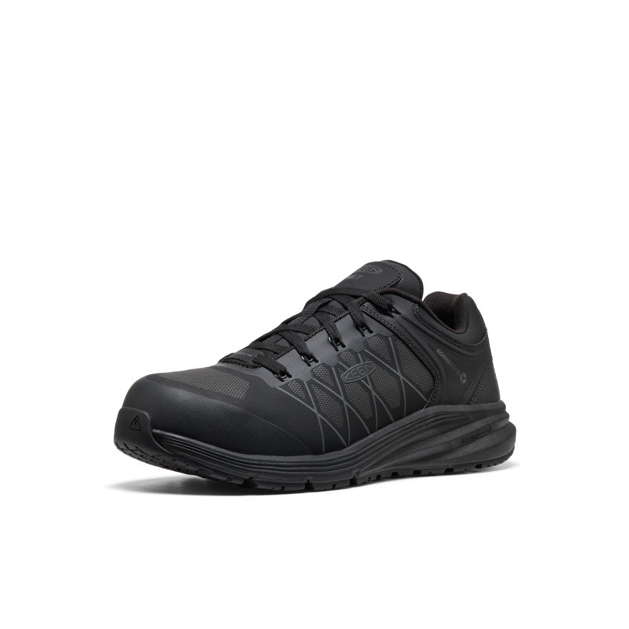 Keen Men's Vista Energy XT Work Sneaker INT MET (Carbon Toe) | Black/Magnet
