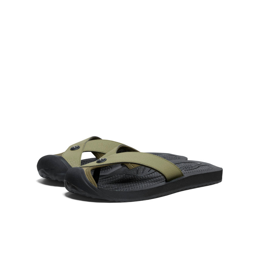 Keen Men's Barbados Flip-Flop | Martini Olive/Black