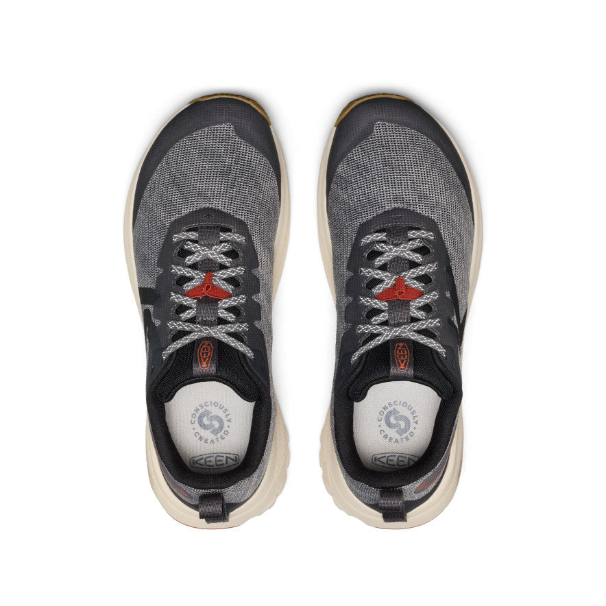 Keen Men's Roam Trail Running Shoe | Magnet/Burnt Brick